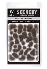 Vallejo Vallejo: Scenery -  Wild Tuft - Brown Medium 4mm