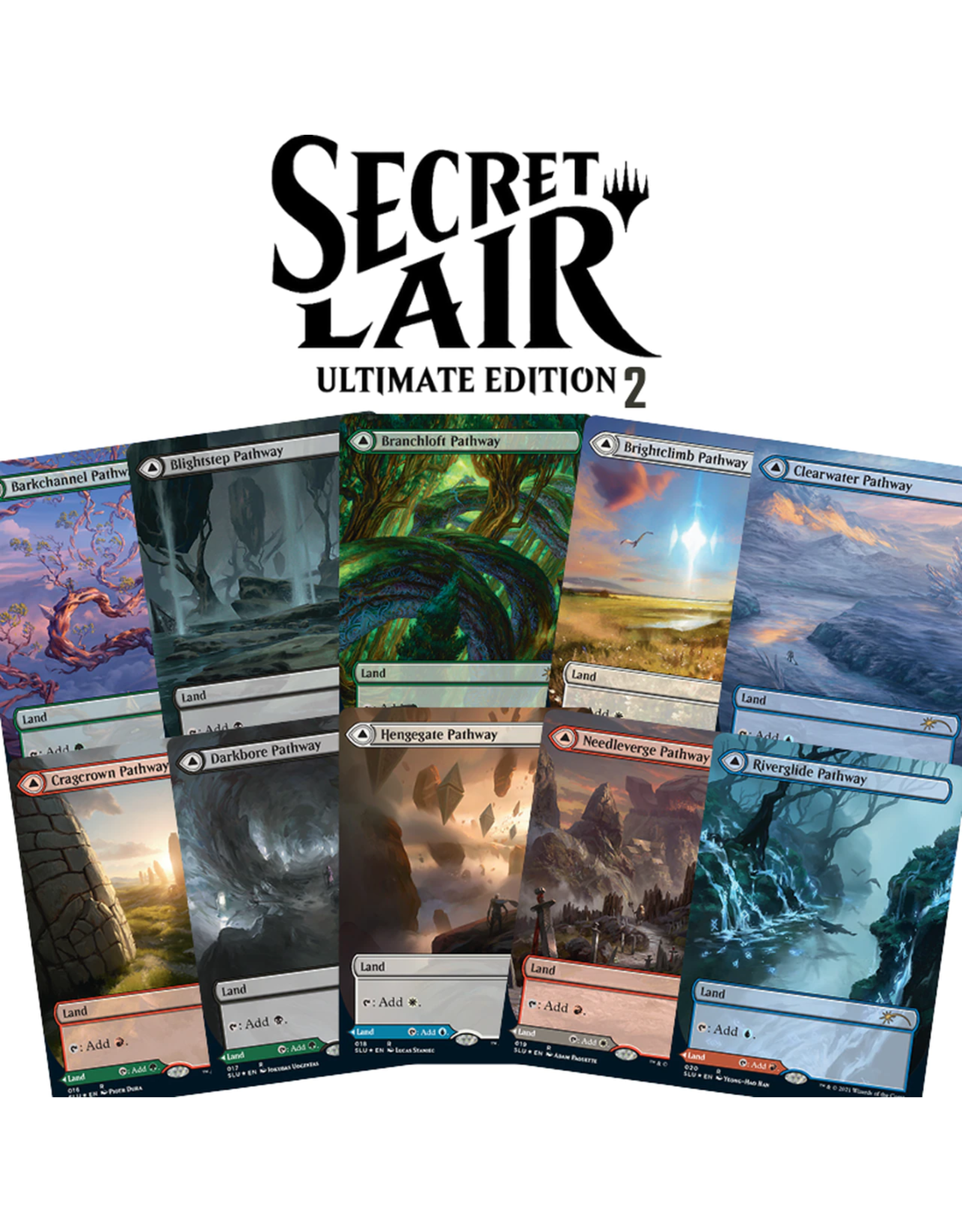Wizards of the Coast MTG Secret Lair Drop Ultimate Edition 2 - Hidden Pathways