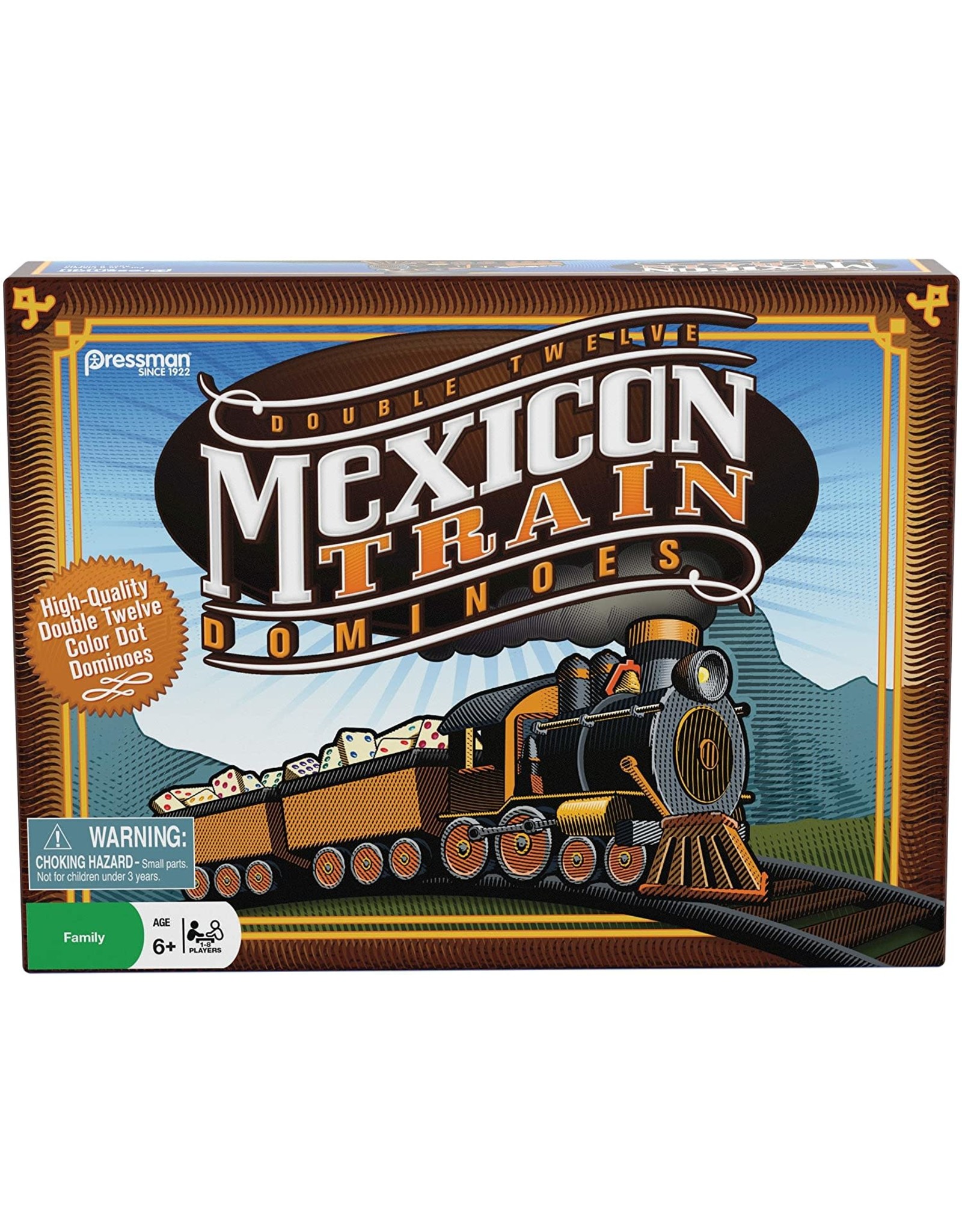 Press Man Mexican Train Dominoes