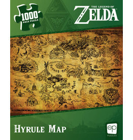 USAopoly Zelda Hyrule Map Puzzle 1000 Pc