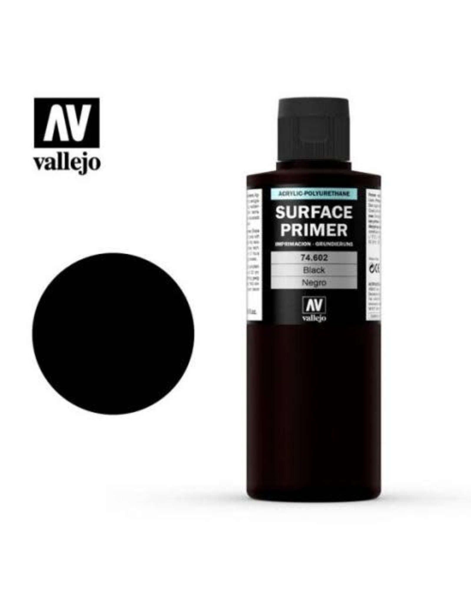 Vallejo Vallejo Surface Primer 74.602 Black (200 ml)