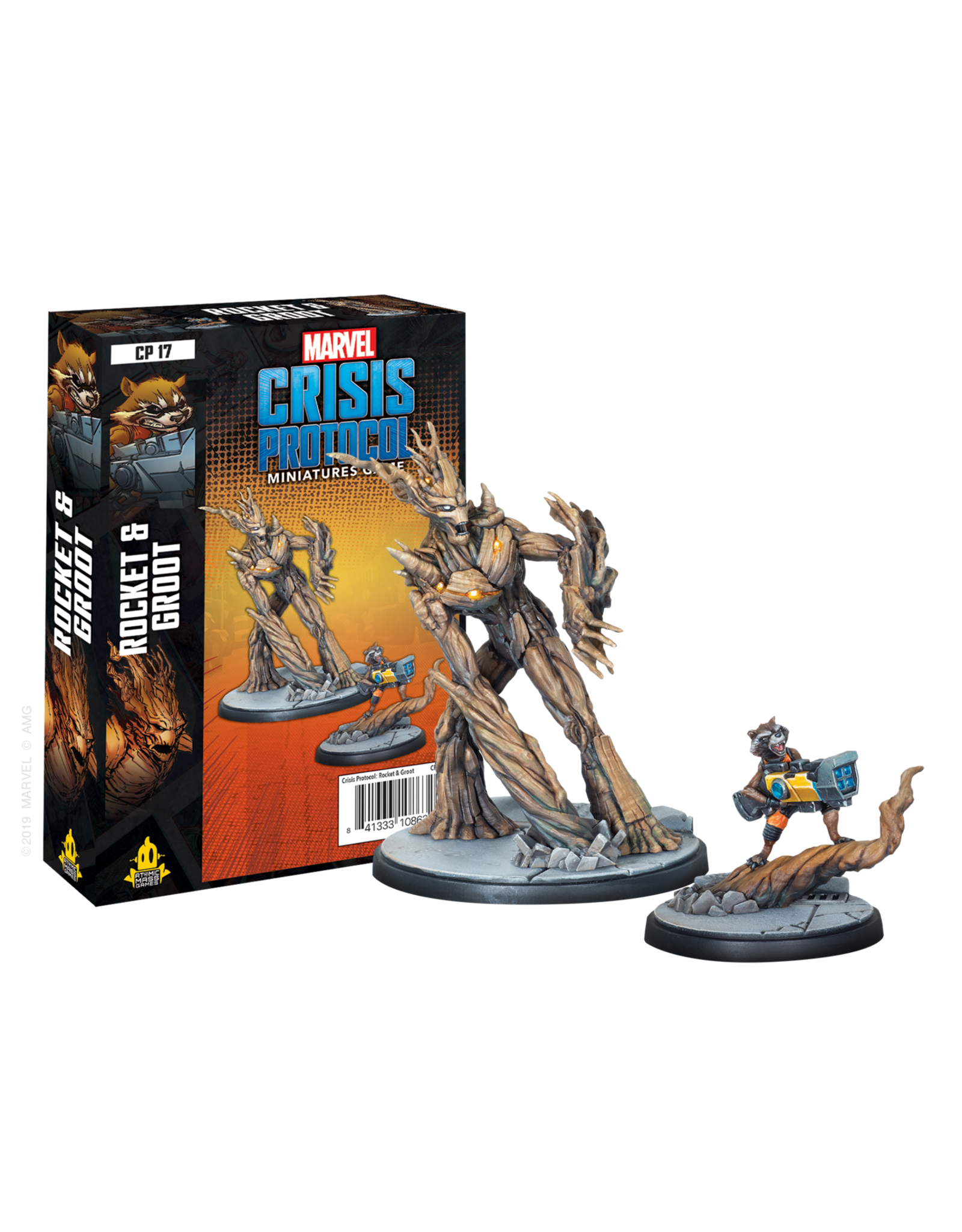 Atomic Mass Games Marvel Crisis Protocol: Rocket And Groot Character Pack