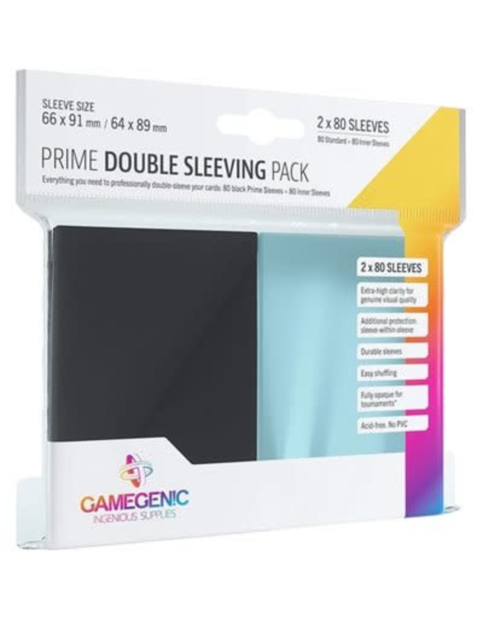 GameGenic Gamegenic Double Sleeving Pack (2x80)