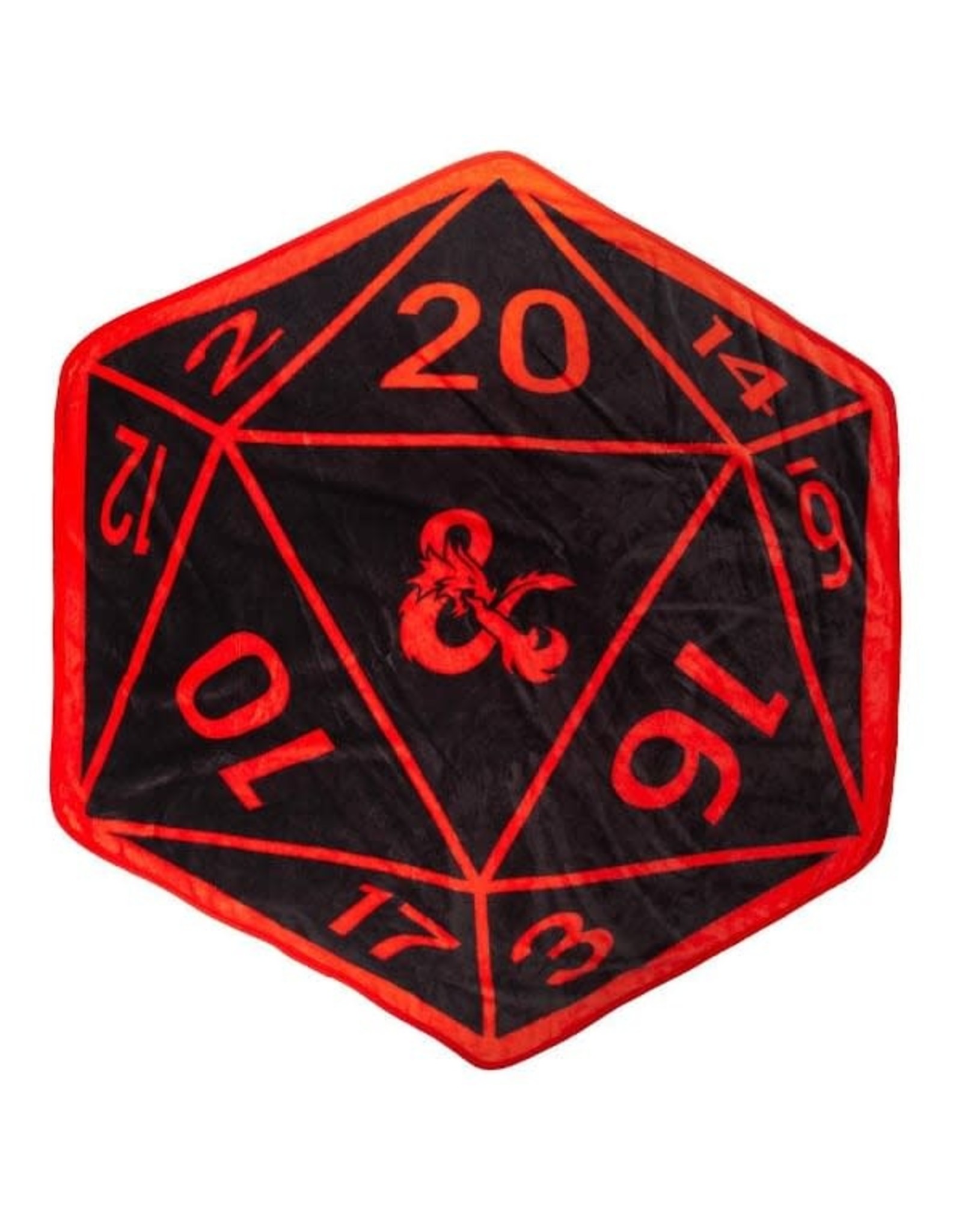 Bioworld Dungeon & Dragons - Black/Red Shaped Dice Throw