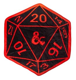 Bioworld Dungeon & Dragons - Black/Red Shaped Dice Throw