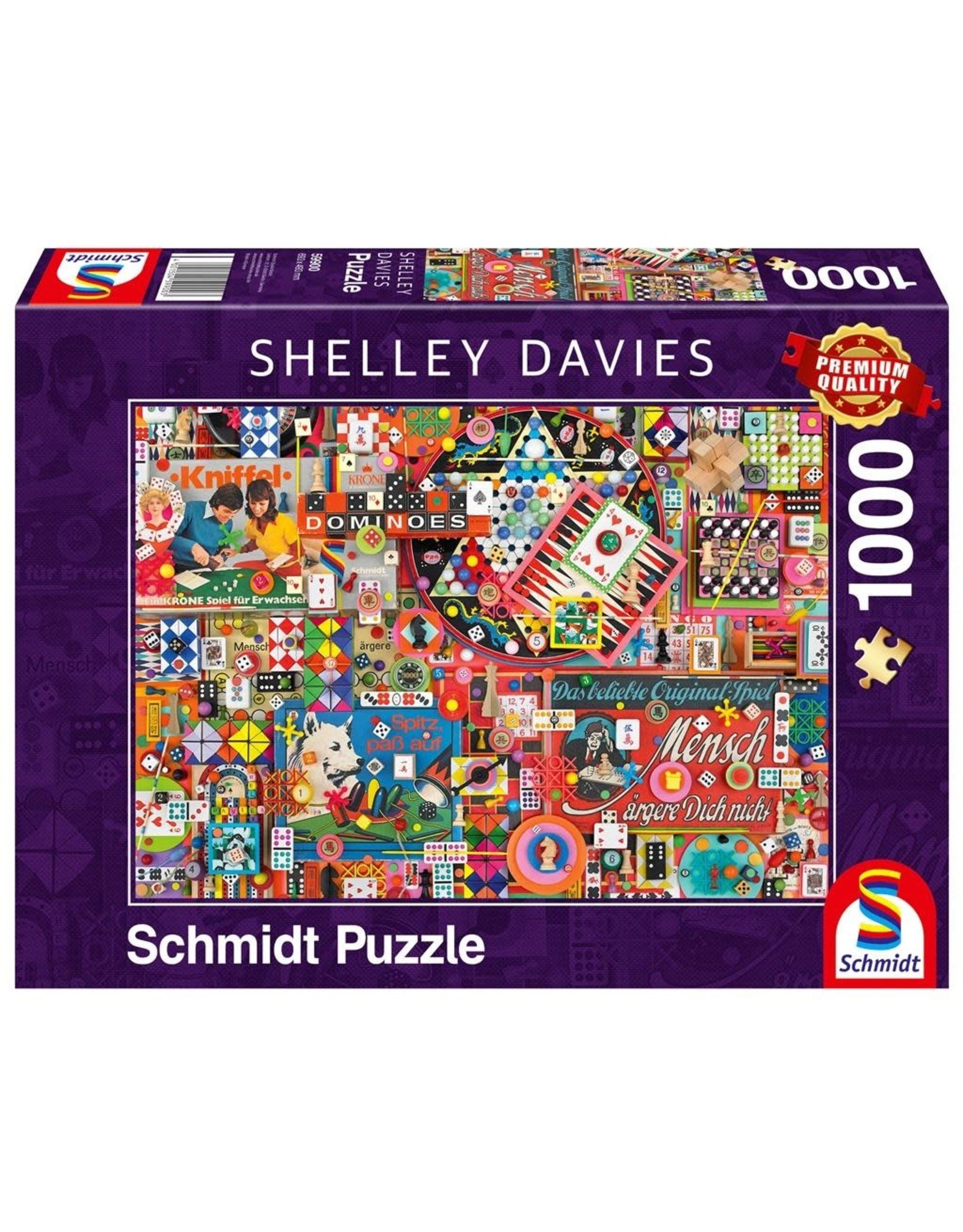 Schmidt Puzzle: Shelley Davies Games 1000 Pieces