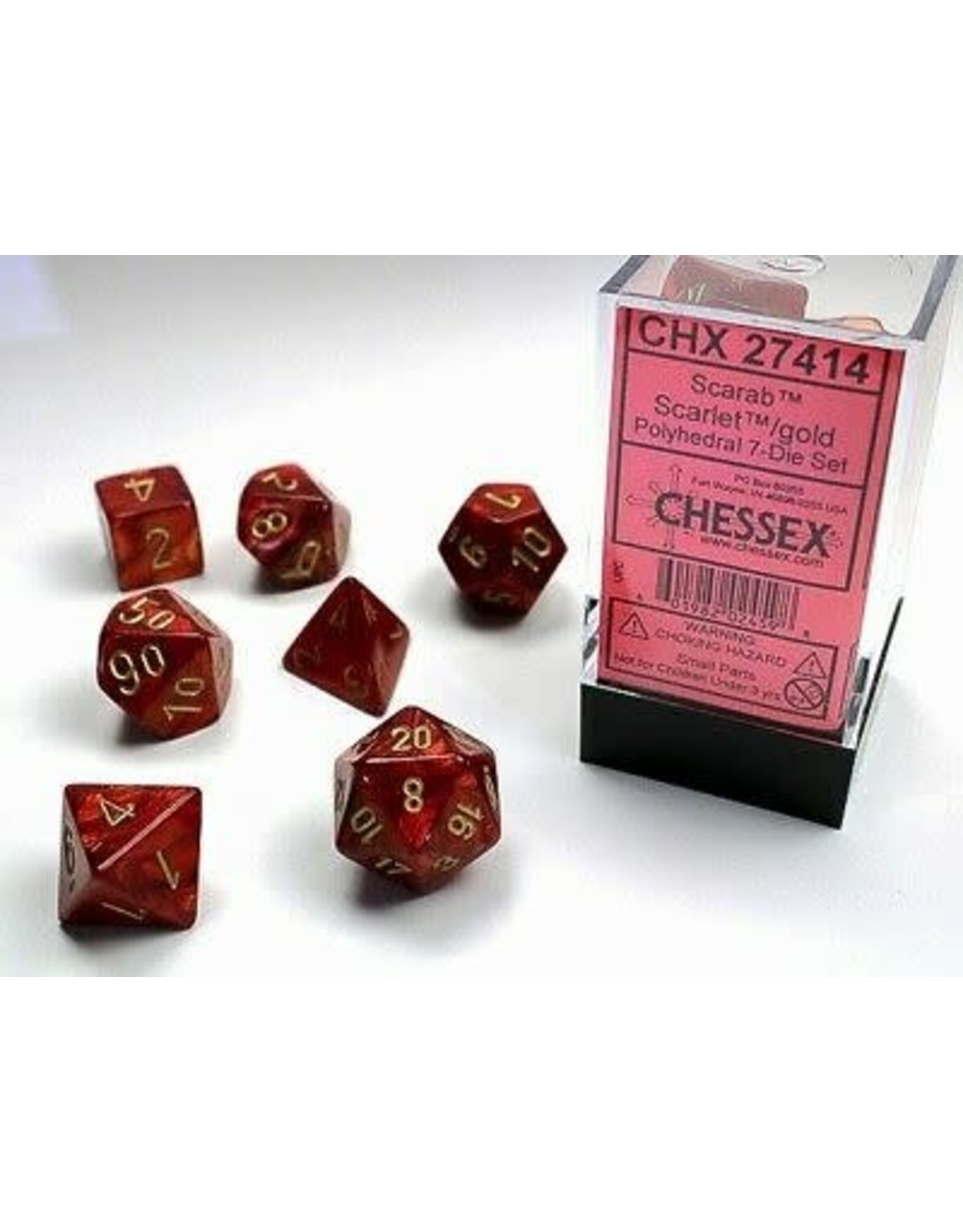 Chessex Chessex Scarab (7pc Set)