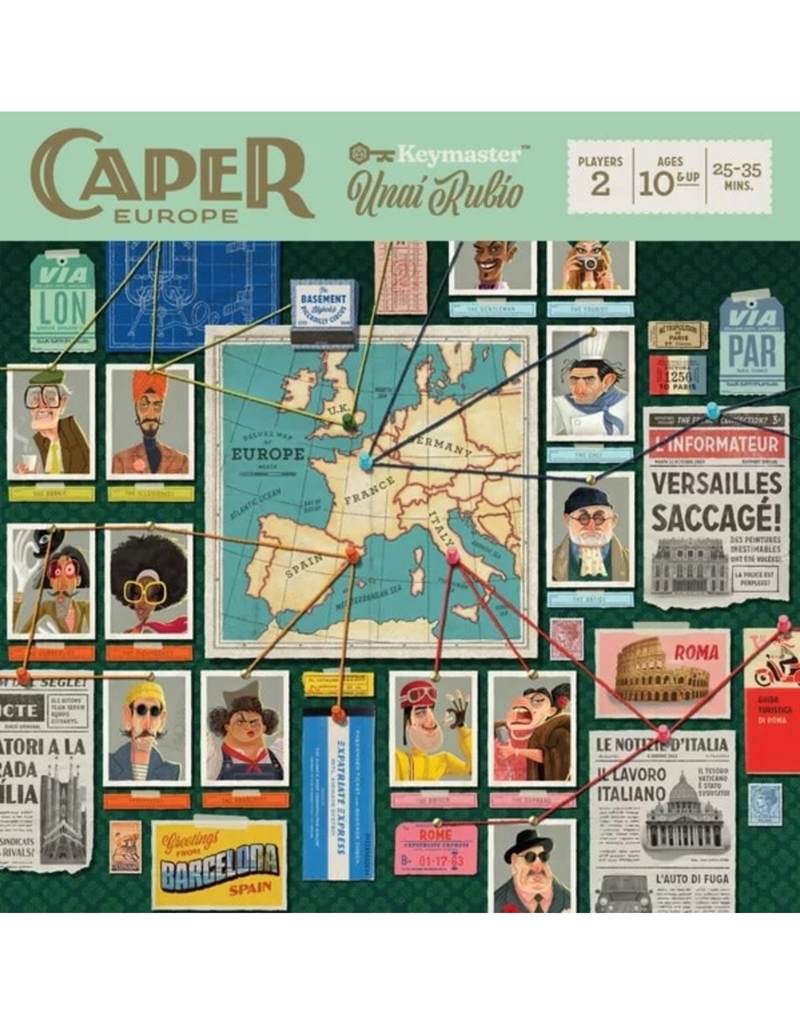 Keymaster Games Caper: Europe