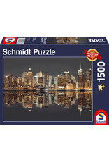 Schmidt Schmidt Puzzle: New York City Skyline at Night 1500 Pieces