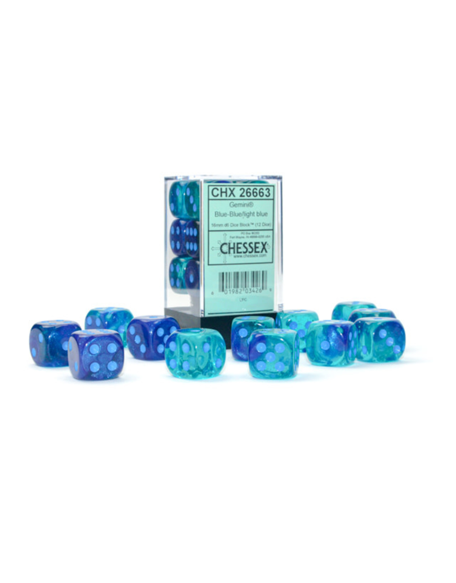 Chessex Chessex Gemini 16mm (12d6) 2022