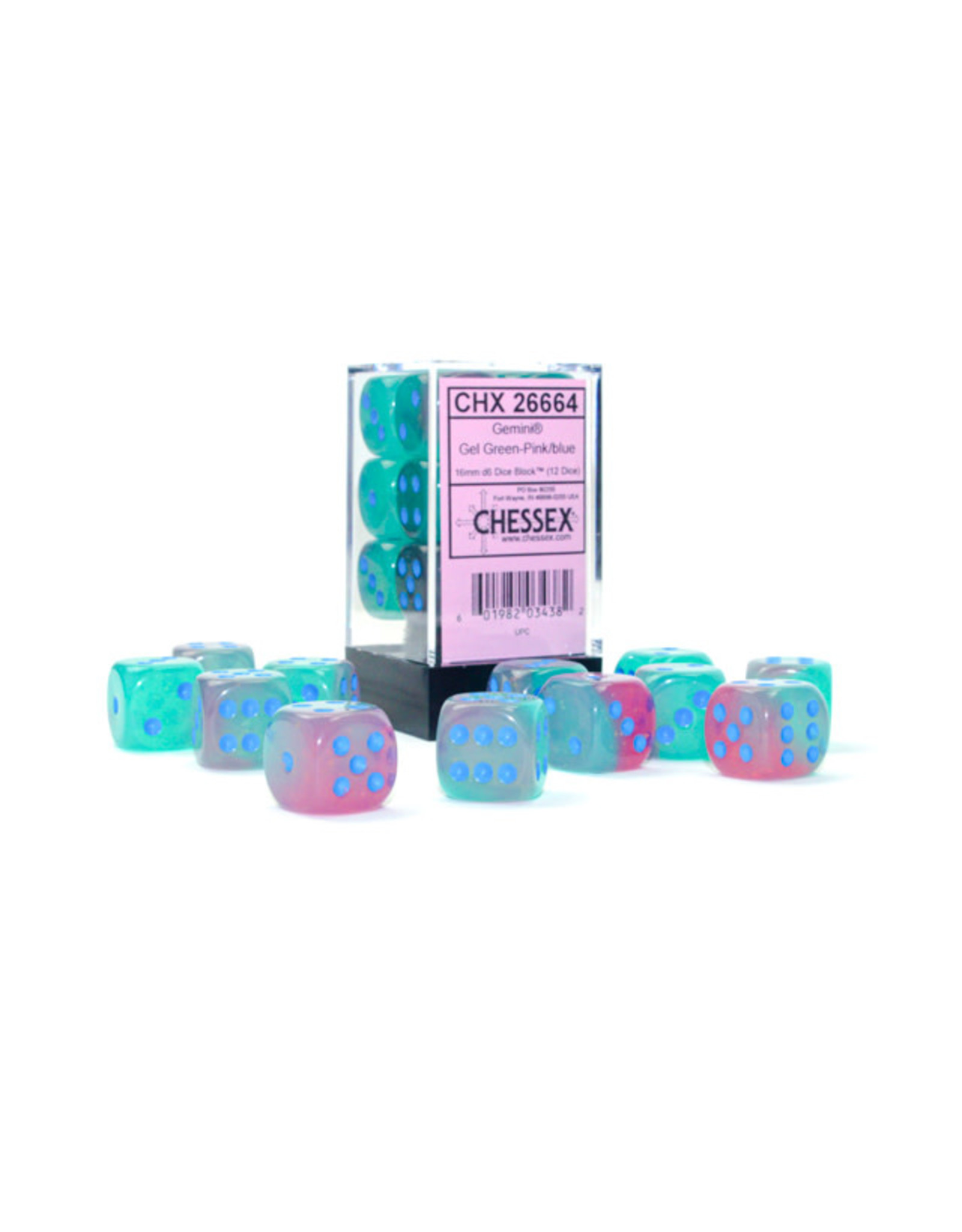 Chessex Chessex Gemini 16mm (12d6) 2022