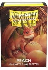 Orange Nebula Dragon Shield Dual Matte (100)