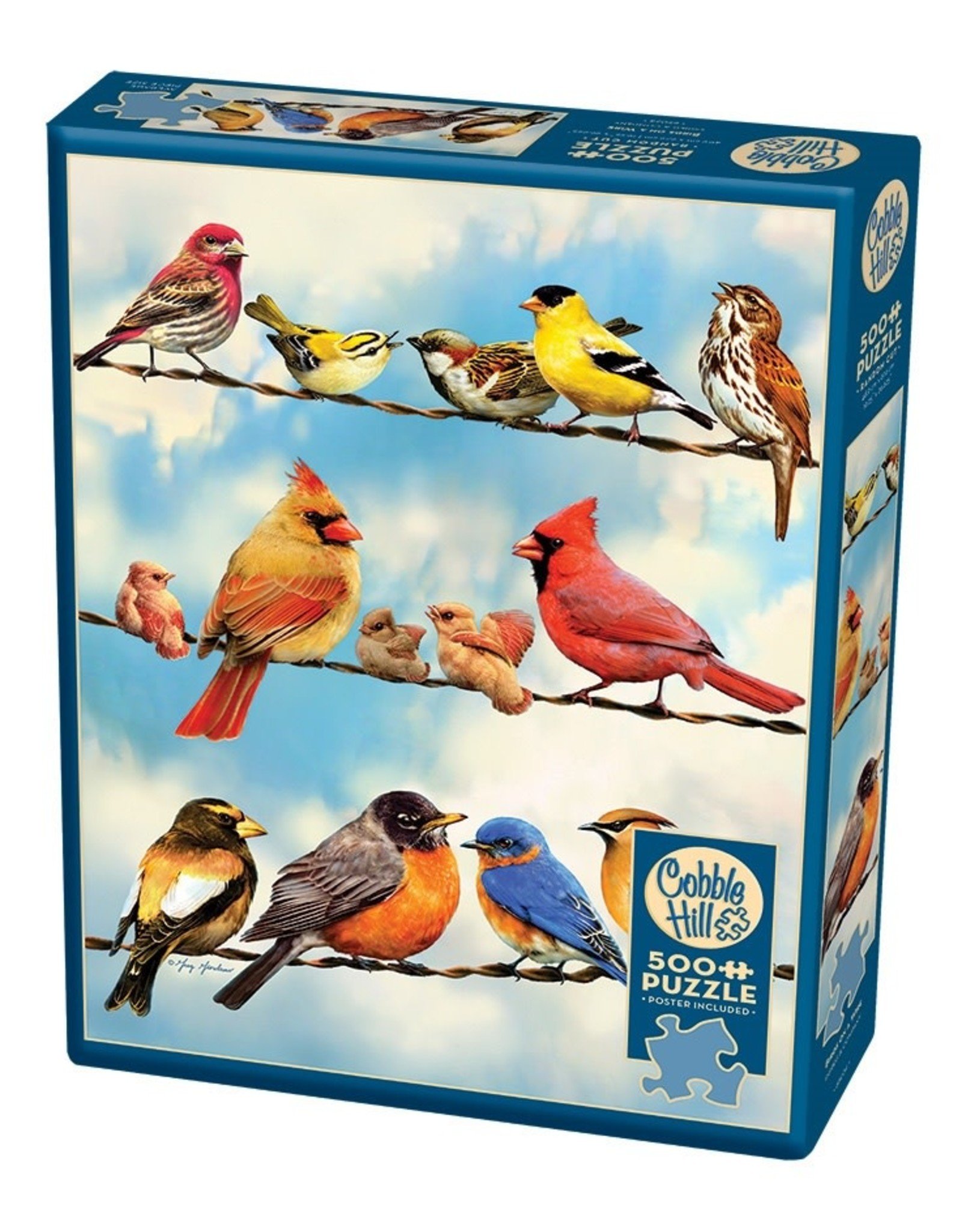 Cobble Hill Cobble Hill Puzzle: Birds on a Wire (500 PC)