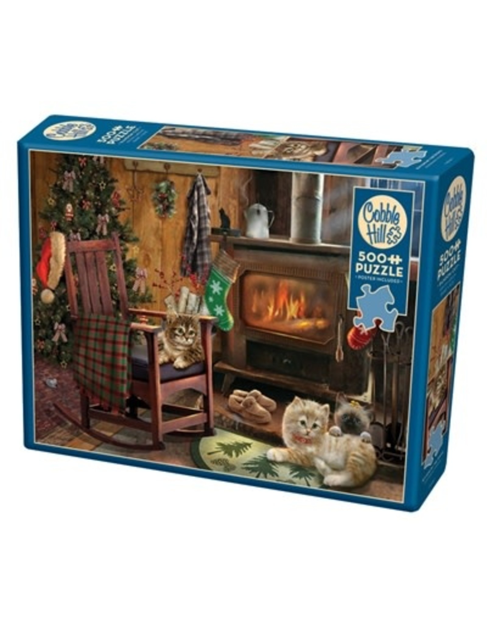 Cobble Hill Cobble Hill Puzzle: Kittens by the Stove (500 PC)