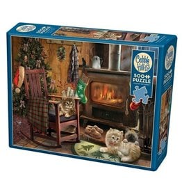 Cobble Hill Cobble Hill Puzzle: Kittens by the Stove (500 PC)