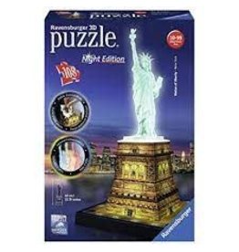 Ravensburger Puzzle: Statue of Liberty Night Light 120 pc 3D
