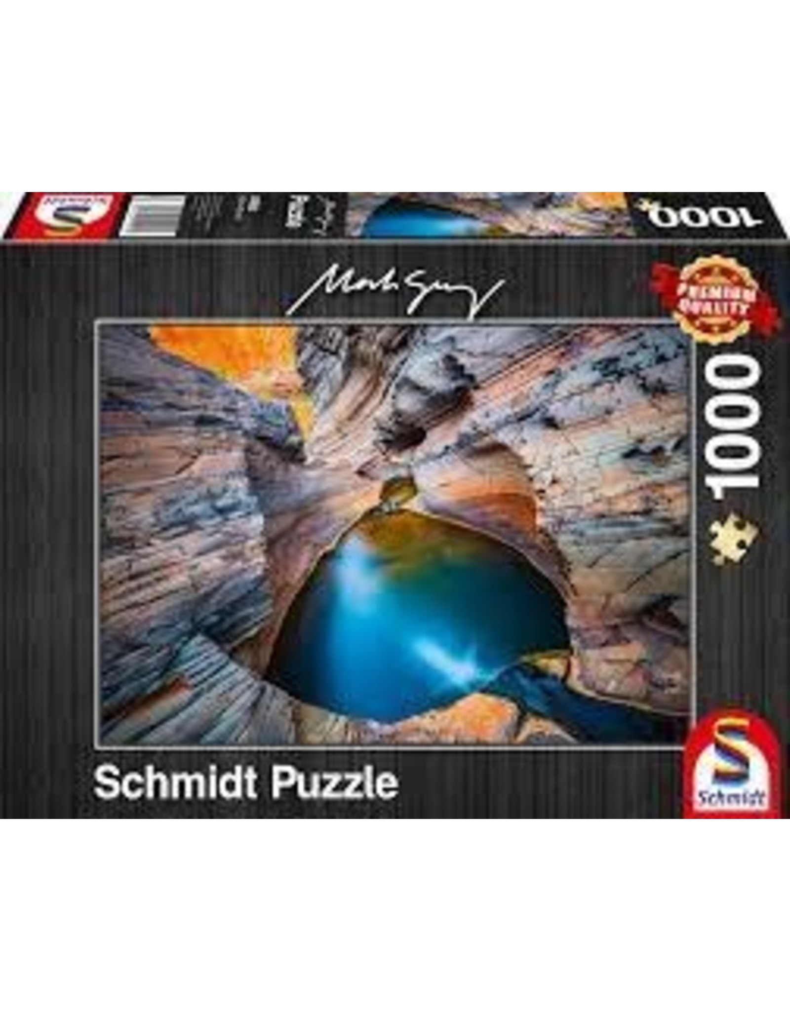Schmidt Schmidt Puzzle: Mark Gray: Indigo 1000 Pcs