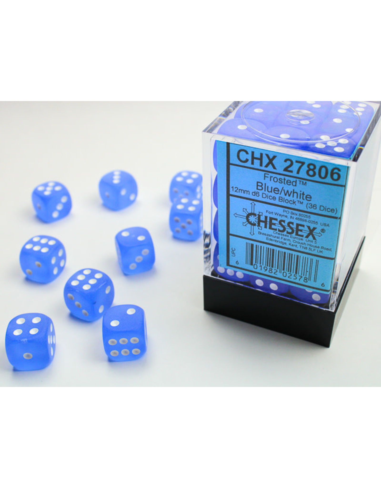 Chessex Chessex Frosted 12mm (36d6)