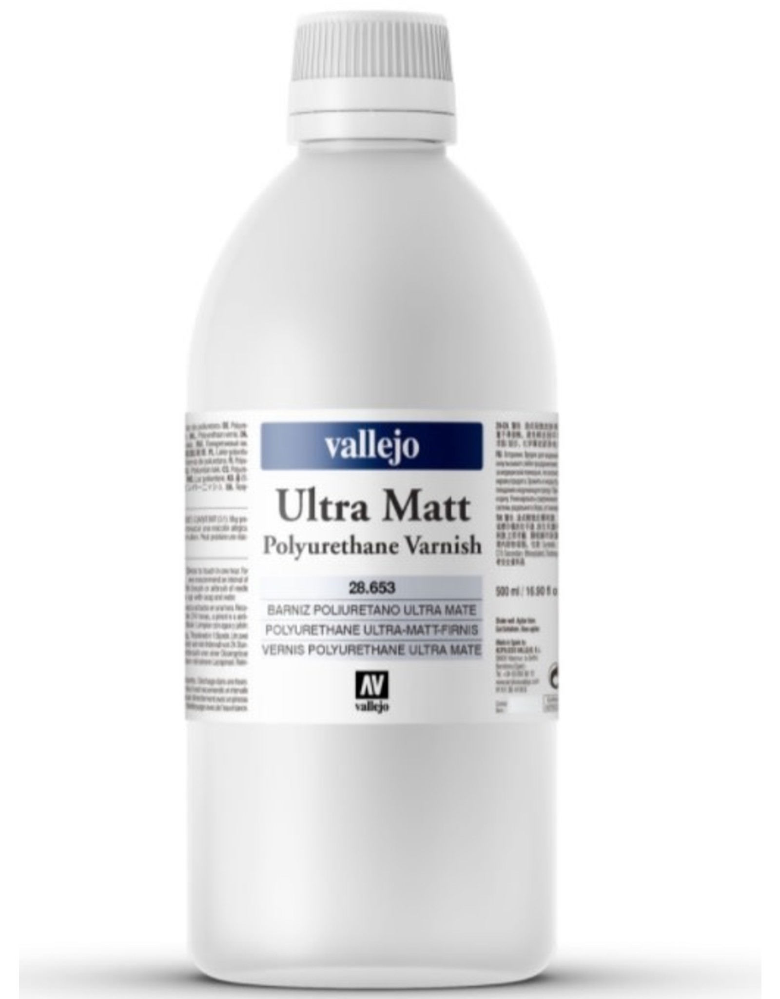 Vallejo: Ultra Matt Polyurethane Varnish 500ml