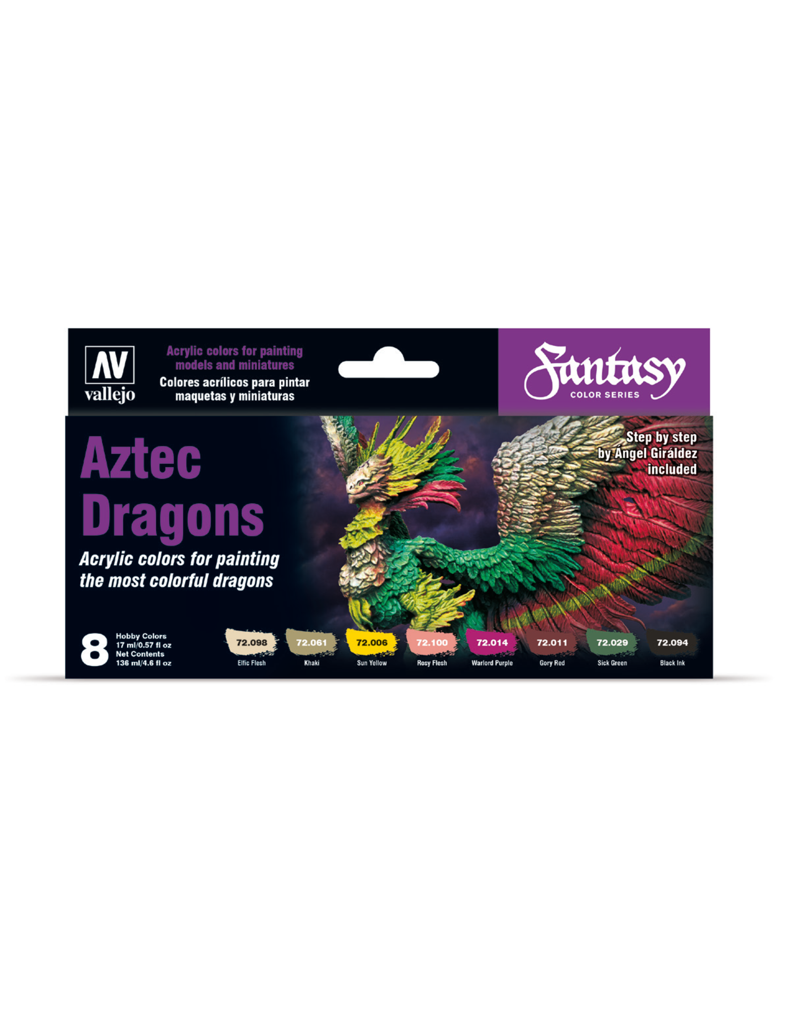Vallejo: Fantasy Color Series Aztec Dragons