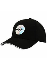 Bioworld Pokemon -Pokeball Black Holographic Hat
