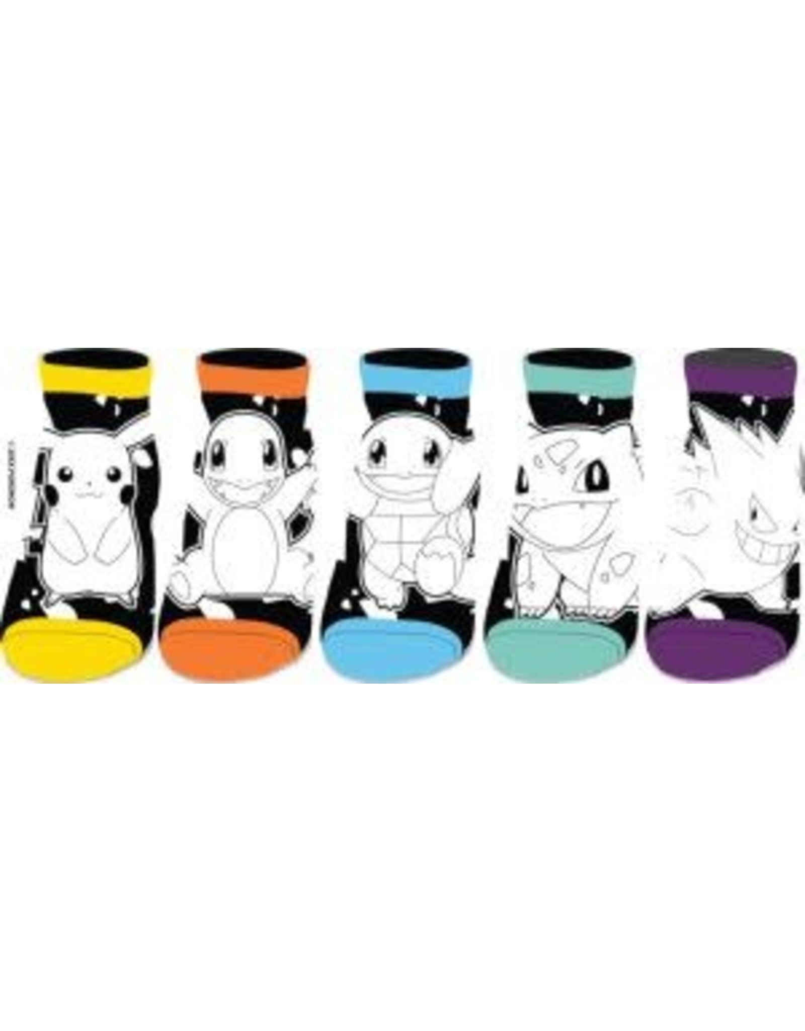 Bioworld Pokemon Ankle Socks (5 pairs Size 5-10)