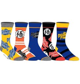 Bioworld Dragon Ball Z Crew Socks Socks (5 pairs Size 5-10)