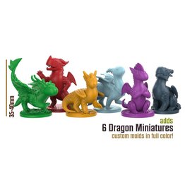 Lucky Duck Games Flamecraft Dragon Miniatures