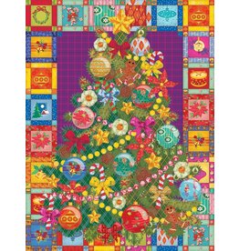 Cobble Hill Cobble Hill Puzzle: Christmas Tree Quilt (500 PC)