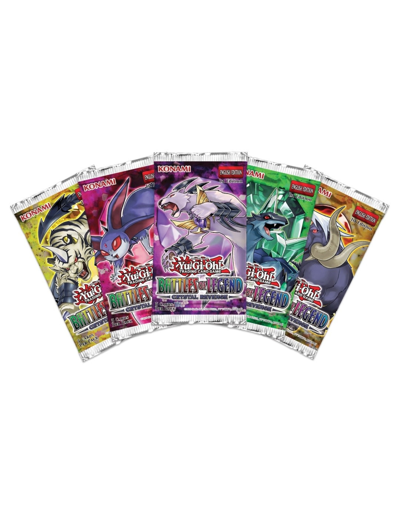 Konami Yu-Gi-Oh! Battles Of Legend: Crystal Revenge Booster Pack