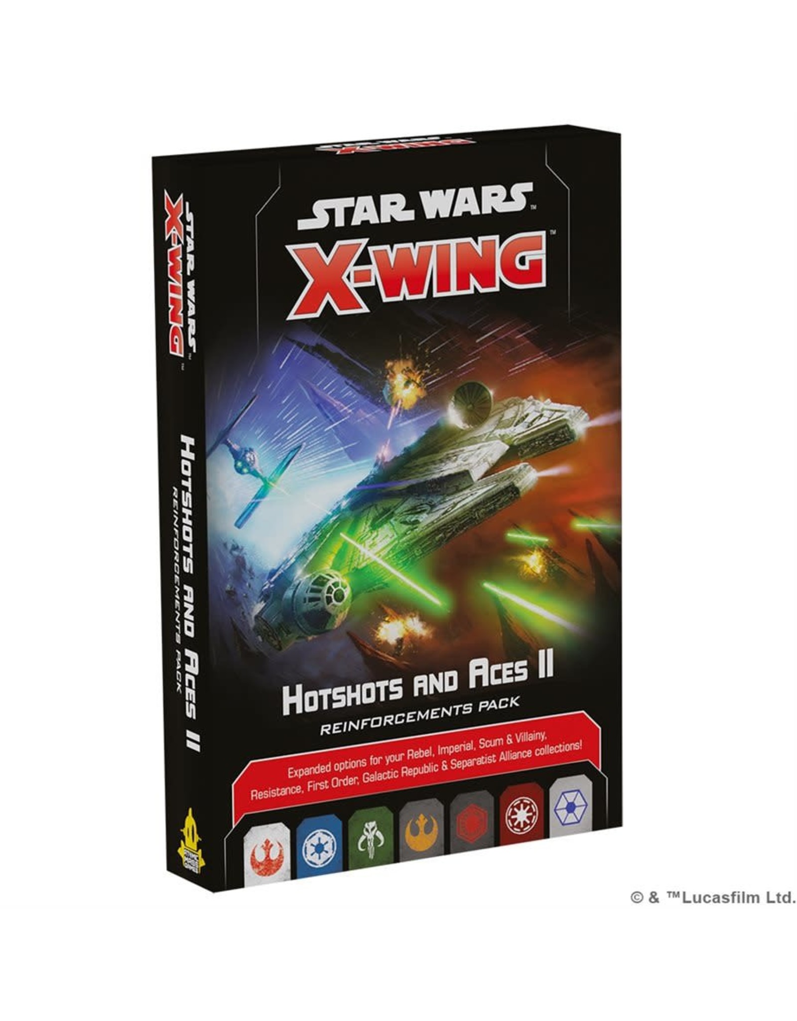 X-Wing 2nd Ed: Hotshots & Aces II Reinforcements Pack