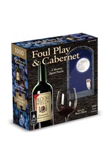 University Games Classic Mystery Jigsaw Puzzle: Foul Play & Cabernet
