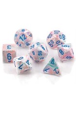 Festive: Mini 7pc Polyhedral Pop Art/Blue
