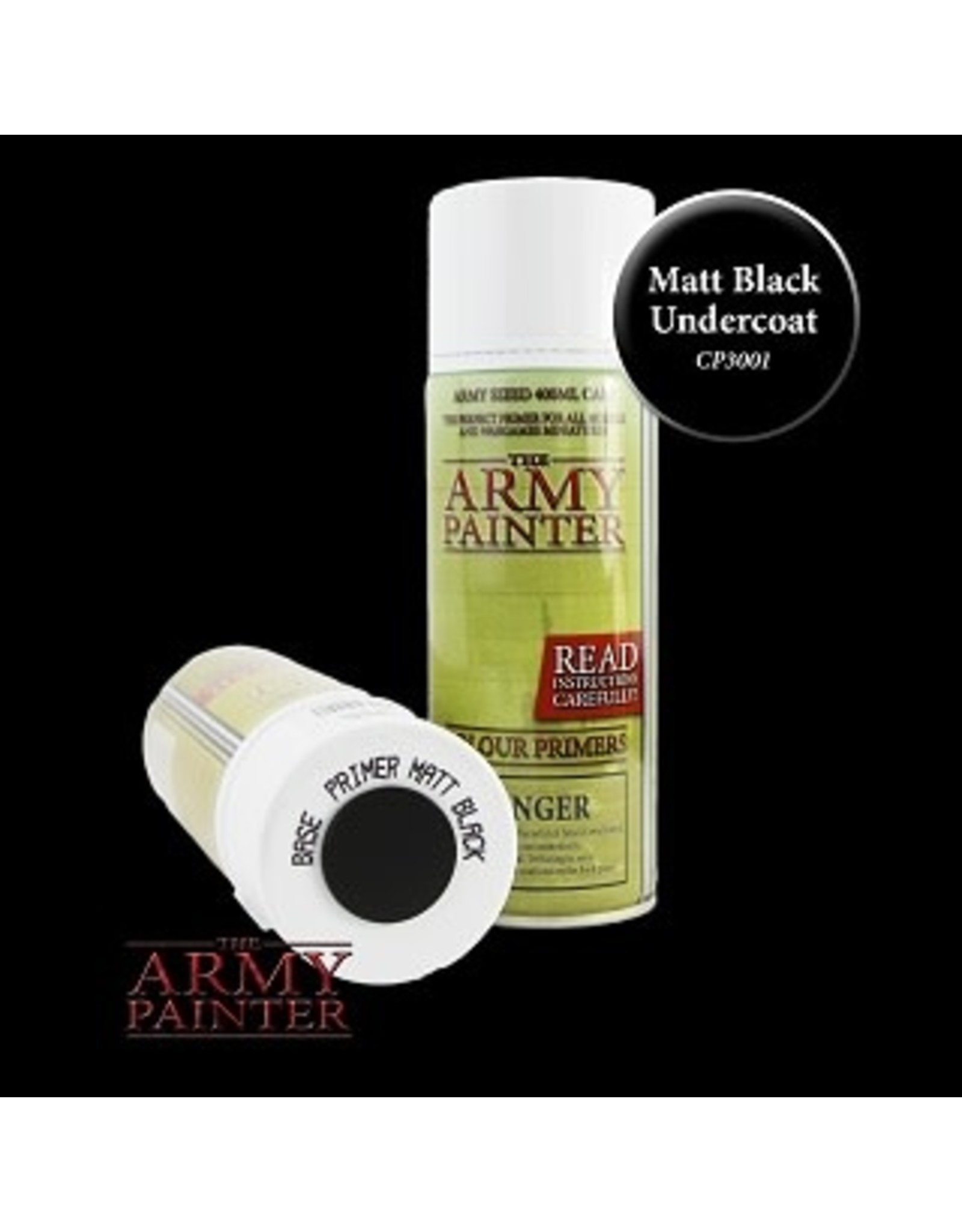Army Painter Colour Primer: Matte Black Spray