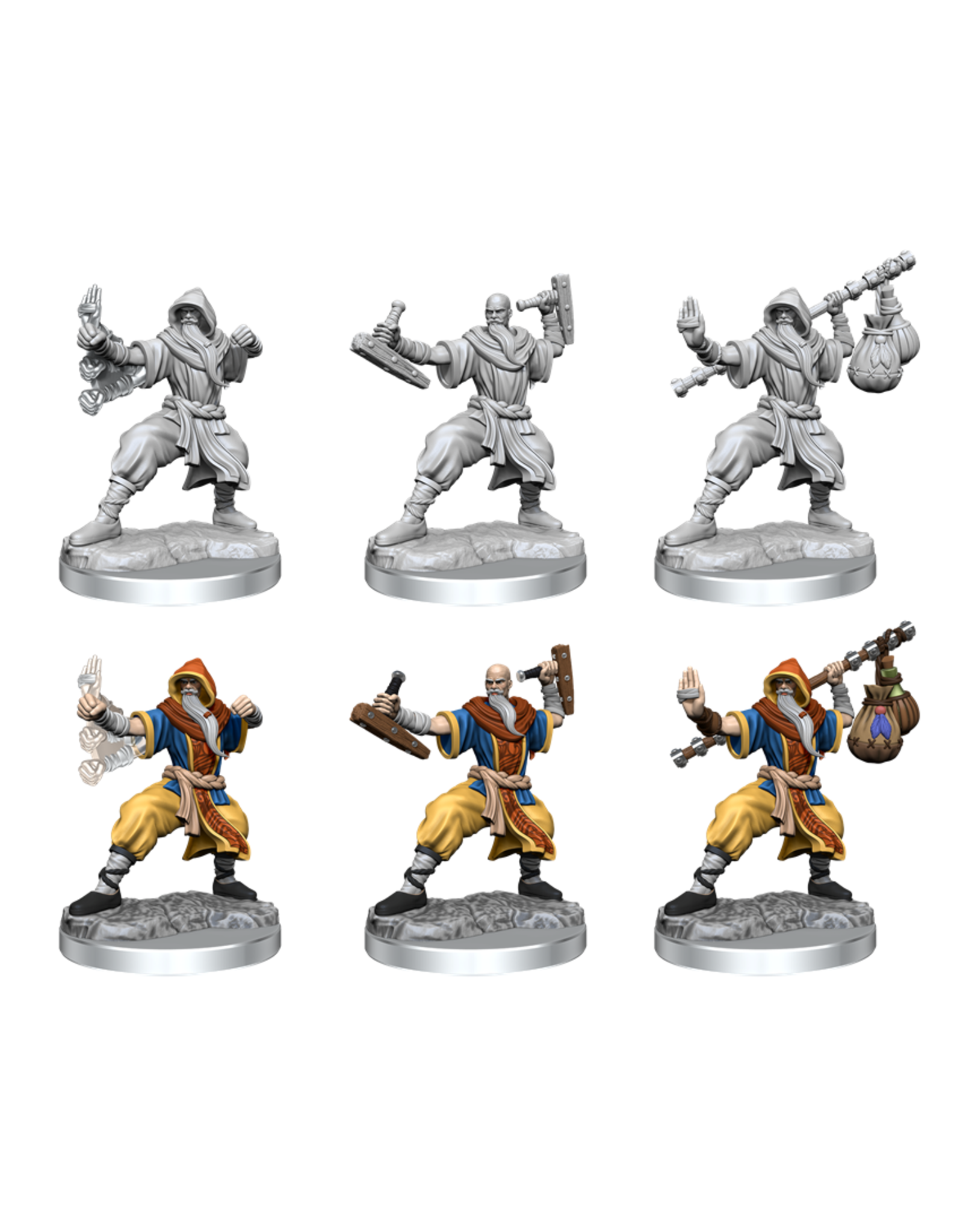 WizKids DND Frameworks Human Monk - Male