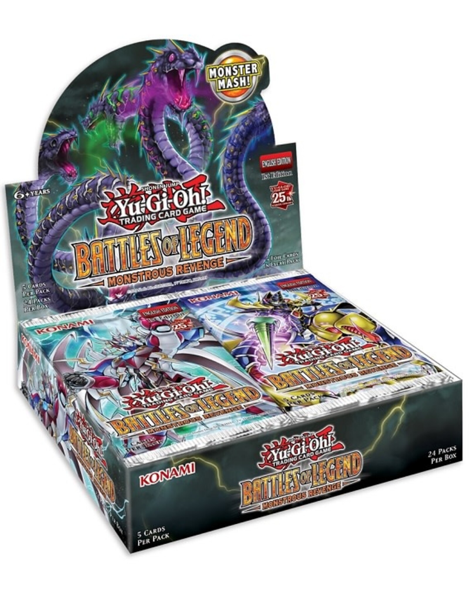 Konami Yugioh Battles Of Legend Monstrous Revenge Booster Box