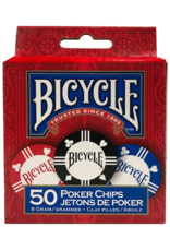 Bicycle Bicycle - 8 Gram Clay Poker Chips 50ct