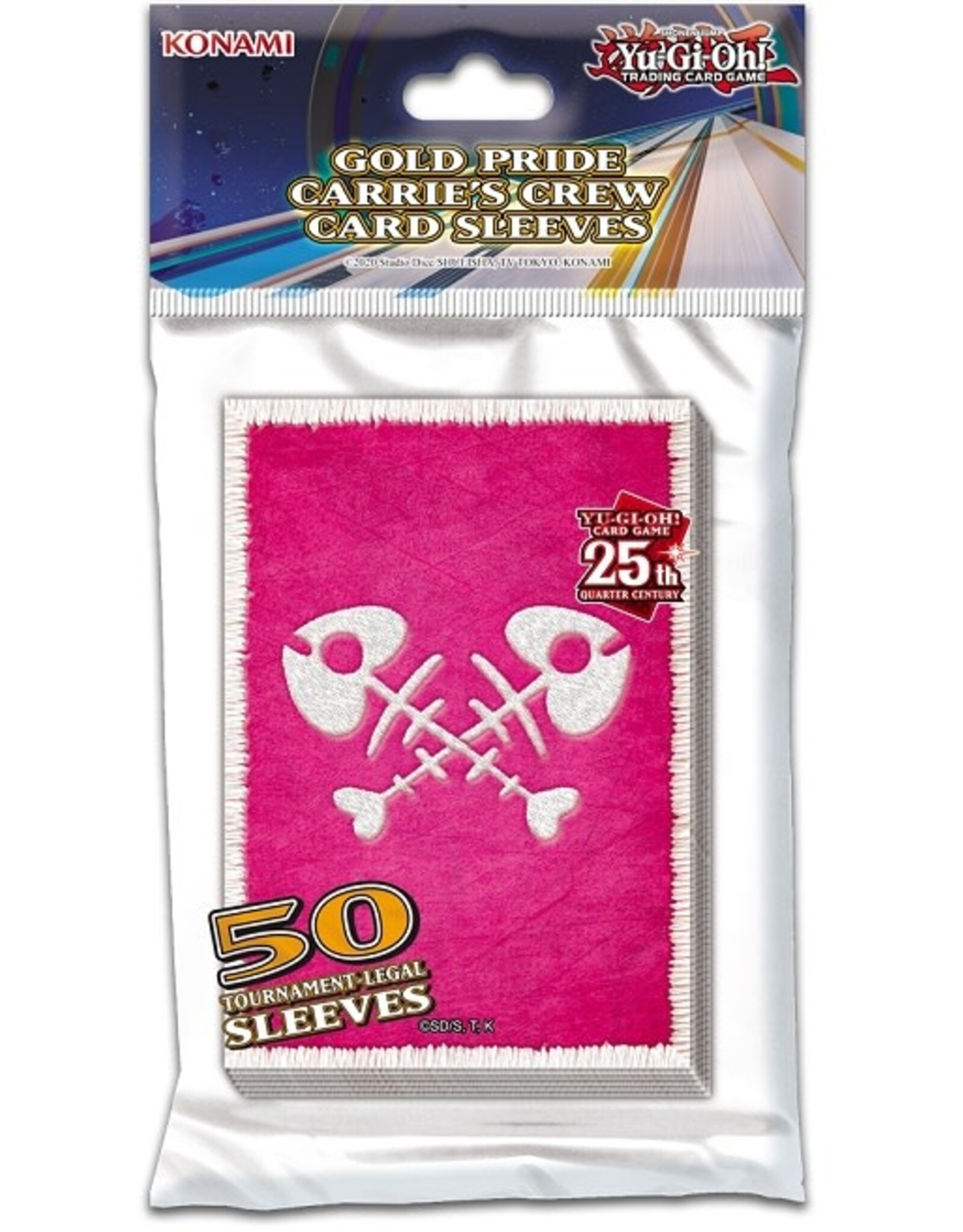 Konami Yugioh  Gold Pride Carrie's Crew Card Sleeves (50CT)