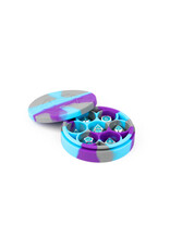 MDG MDG Silicone 7 Dice Case Round Purple/Gray/Light Blue