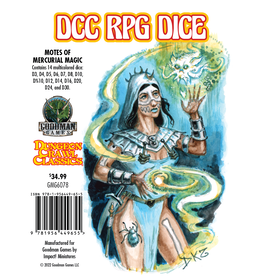 Goodman Games Dcc Rpg Dice Set: Motes Of Mercurial Magic