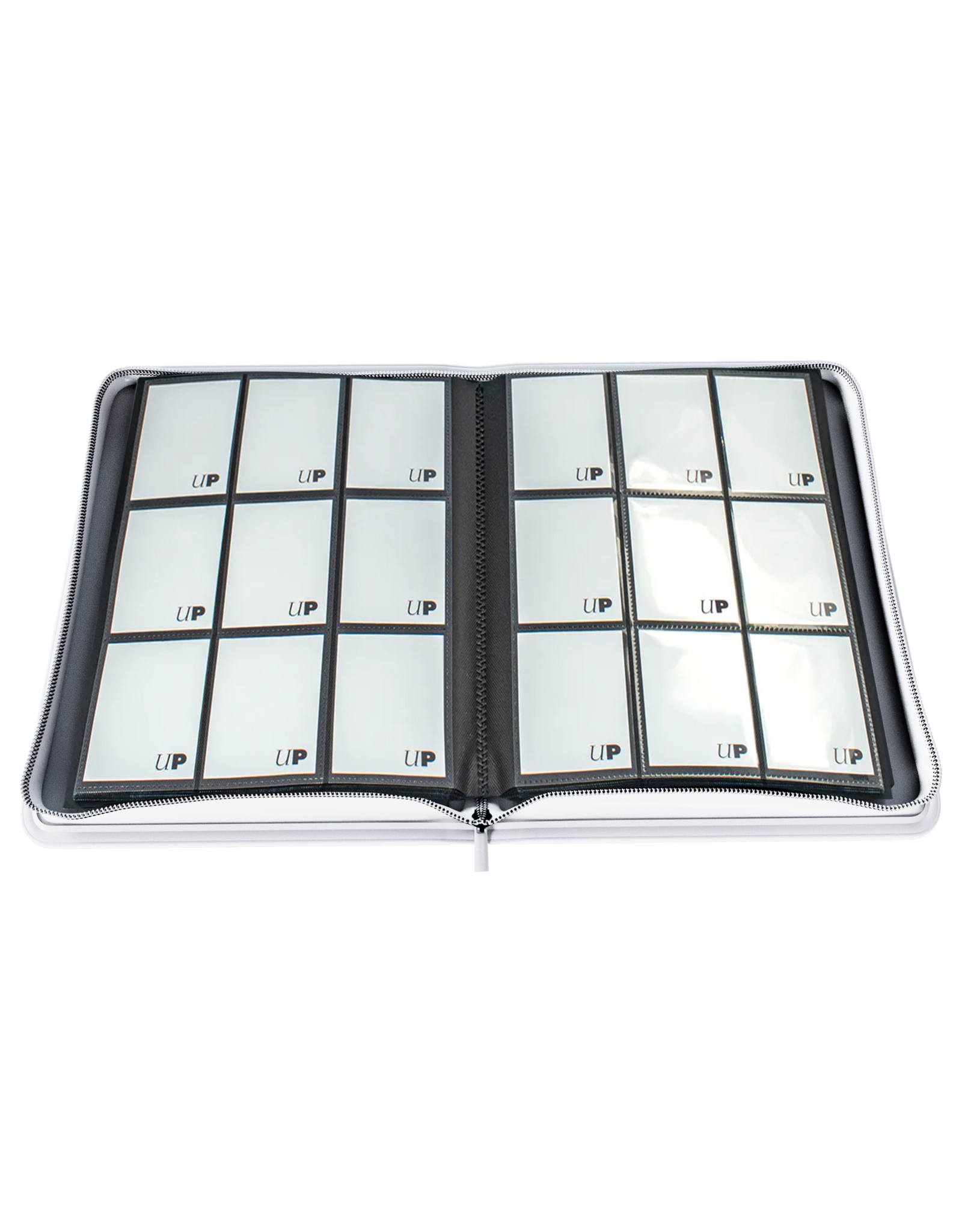 Ultra Pro Ultra Pro Portfolio 9pkt Zippered:  Vivid White