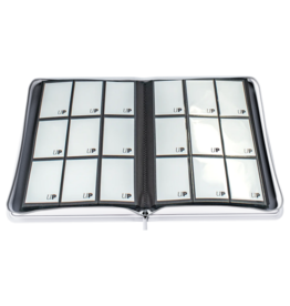 Ultra Pro Ultra Pro Portfolio 9pkt Zippered:  Vivid White