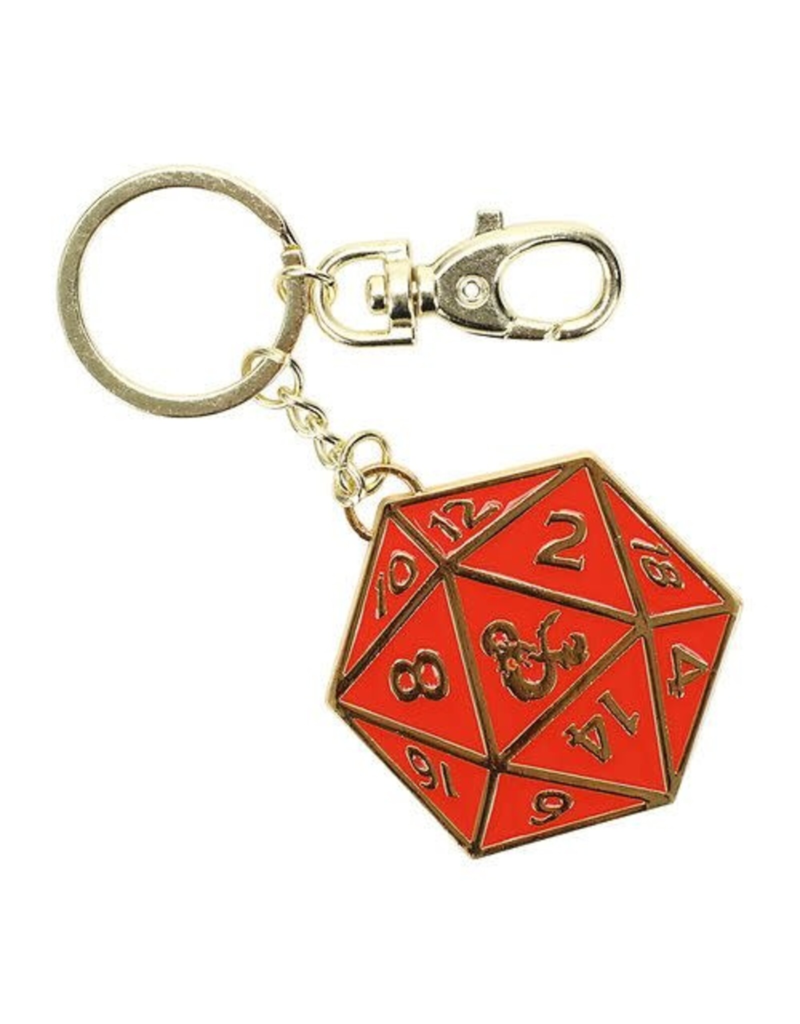 Bioworld Dungeons and Dragons Red/Black Keychain