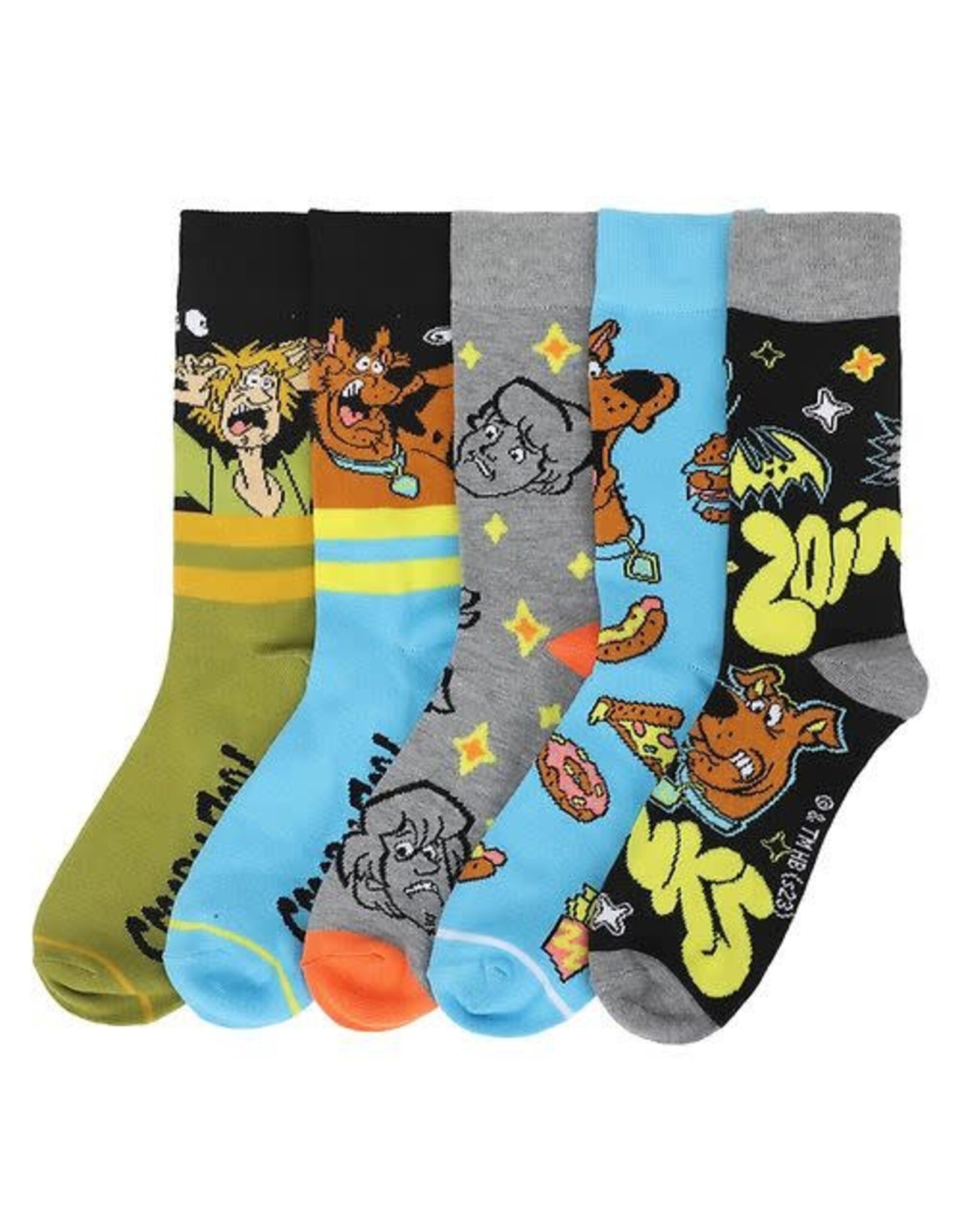 Bioworld Scooby -Doo Crew Socks (5 Pack)