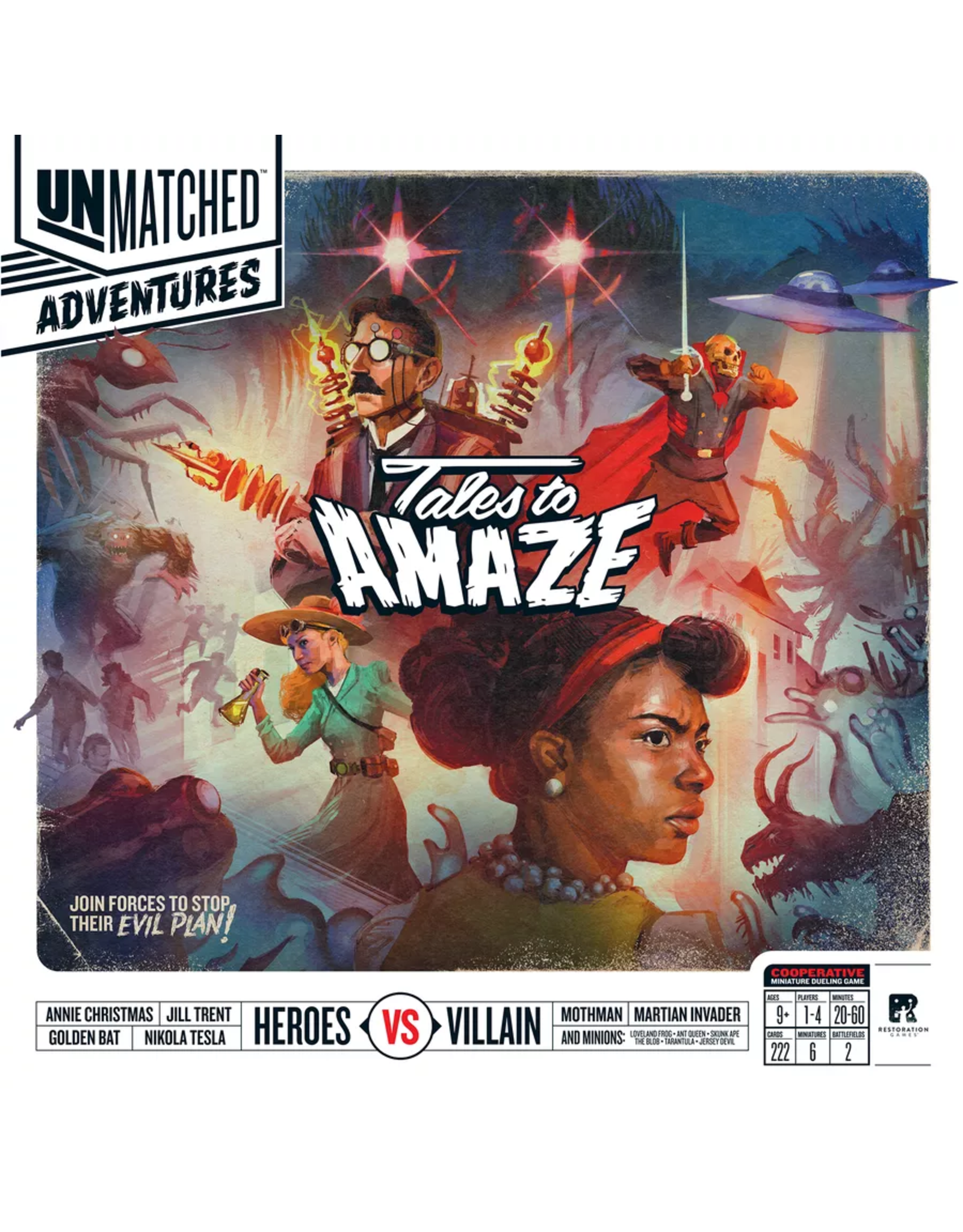 Restoration Games Unmatched Adventures: Tales to Amaze