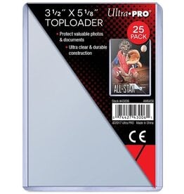 Ultra Pro Ultra Pro 3 1/2 x 5 1/8 Toploader (25CT)