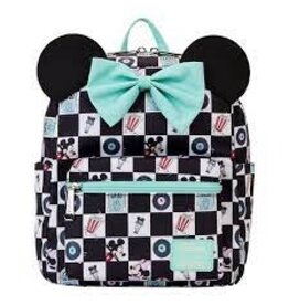 Loungefly Loungefly: Disney Mickey & Minnie Nylon Mini Backpack