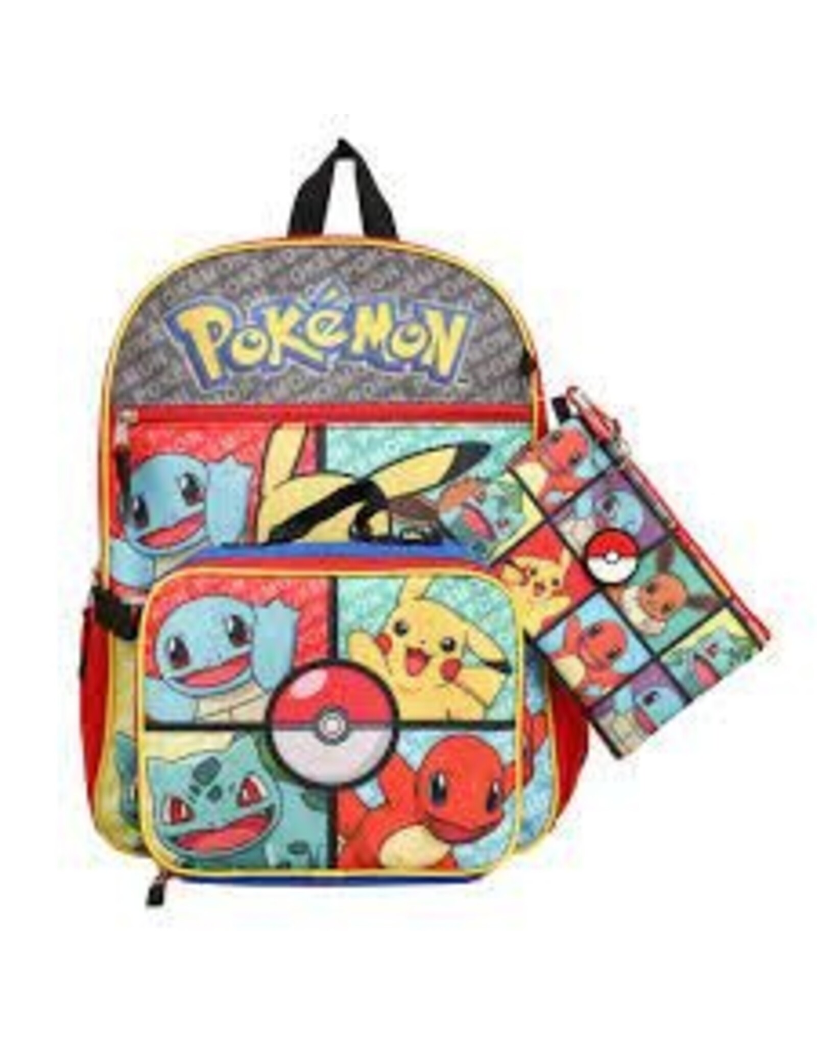 Bioworld Pokemon 4 Piece Backpack