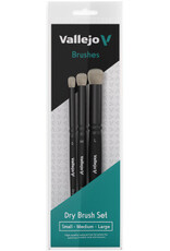 Vallejo Vallejo: Natural Hair Dry Brush Set (S/M/L)