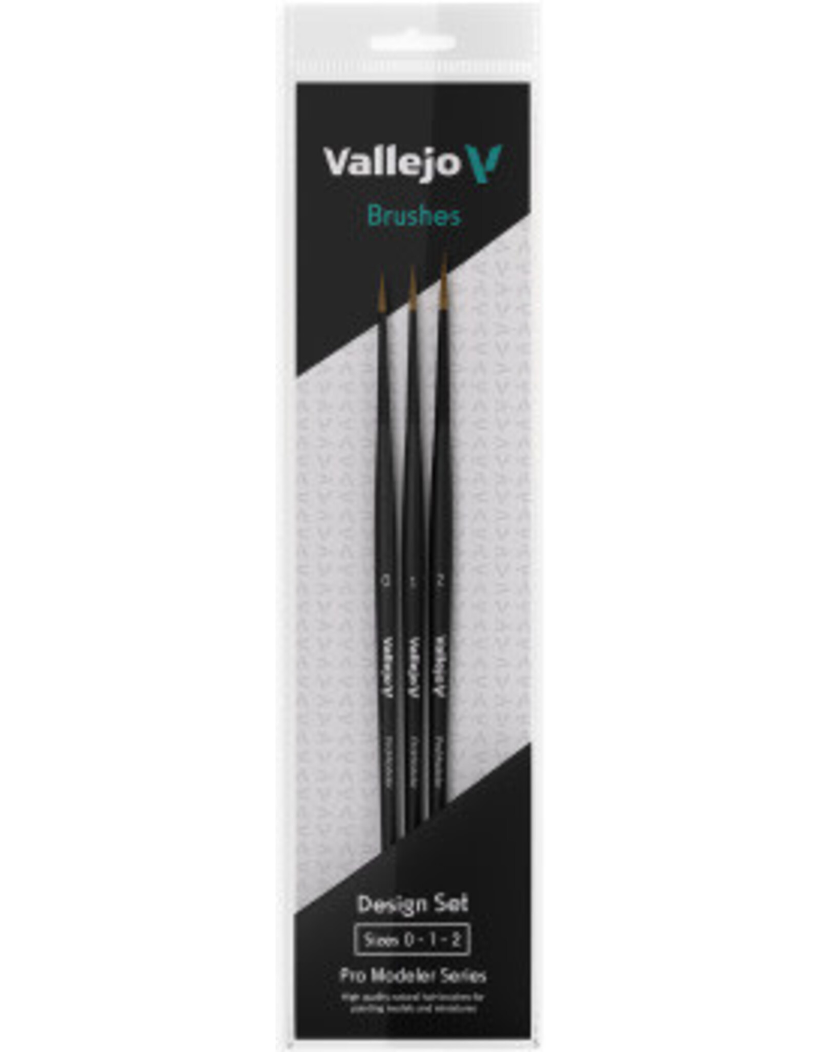 Vallejo Vallejo: Natural Hair Brush Design Set